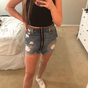 good american jean skirt